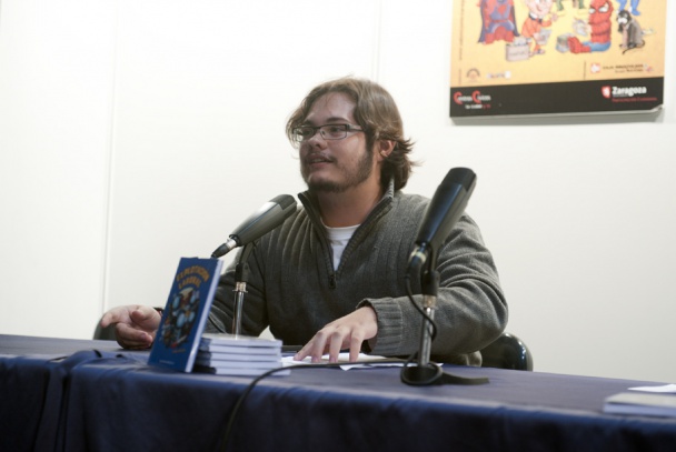 Sergio Gallardo en el pasado Salón del Cómic de Zaragoza