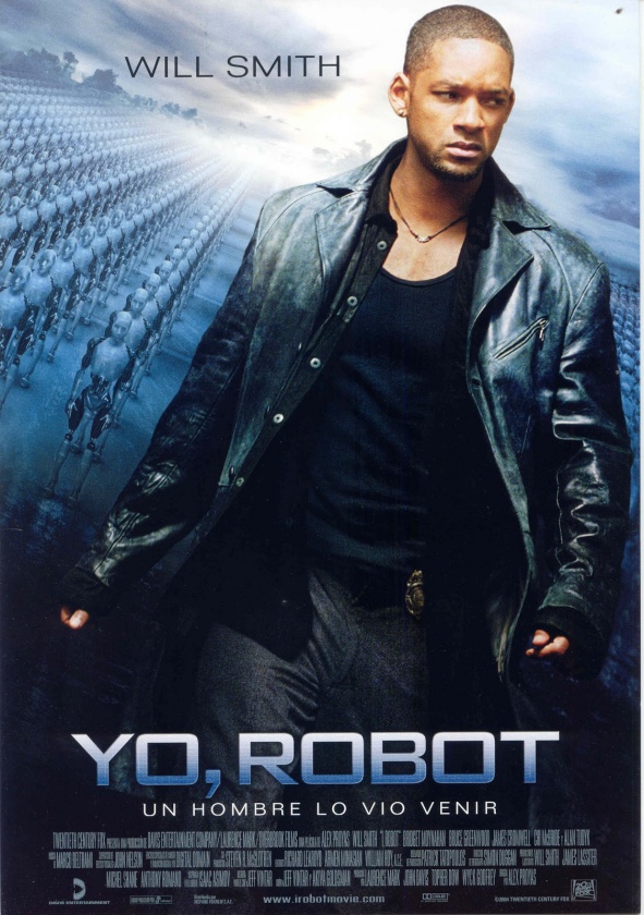 Póster de la película "Yo, Robot", en España