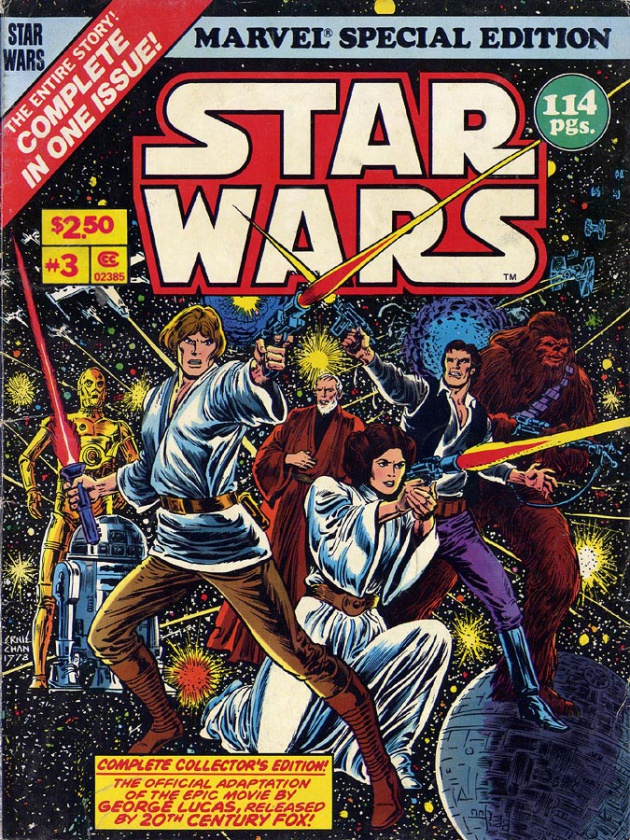 Antigua edición de Marvel para un cómic de Star Wars