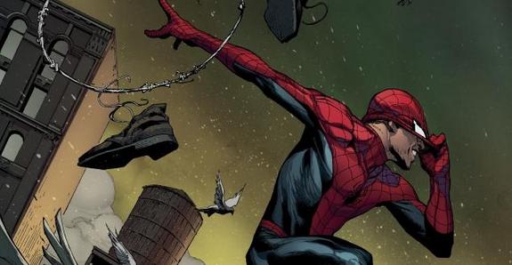 Portada alternativa de Amazing Spider-Man #1 por Jerome Opeña