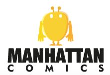 Logo Manhattan Comics