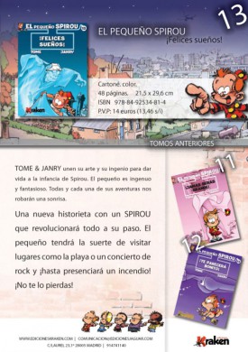El Pequeño Spirou número 13 1 Pequenyo Spirou 13 nota de prensa