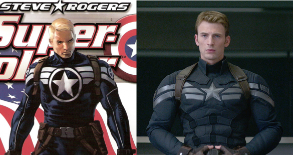 steve rogers traje