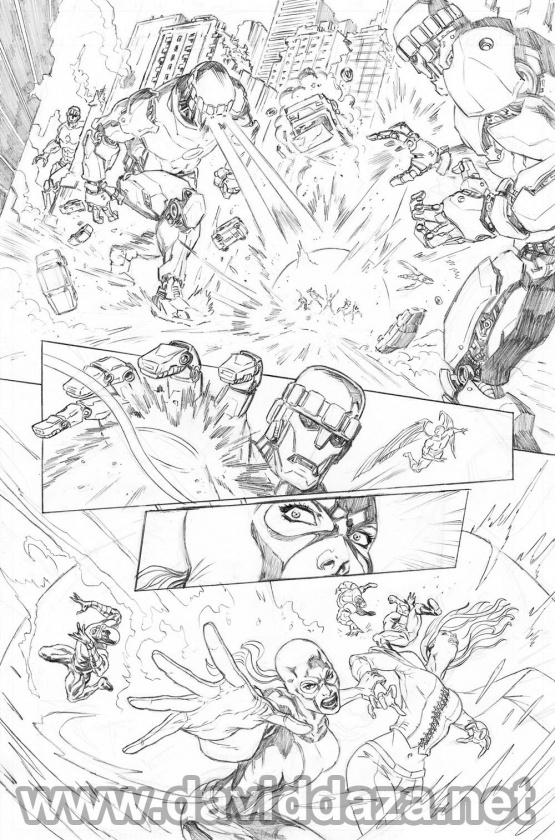 SAMPLES X-Men 2013 pencil low 03