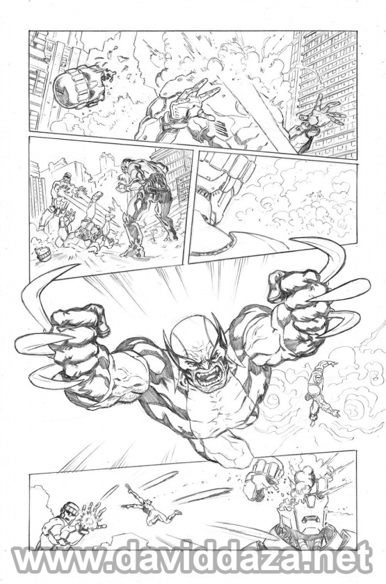 SAMPLES X-Men 2013 pencil low 04