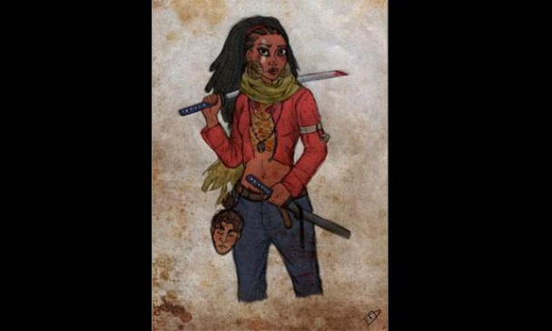 Princesas Disney y Muertos Vivientes 1 disney_walking_dead6