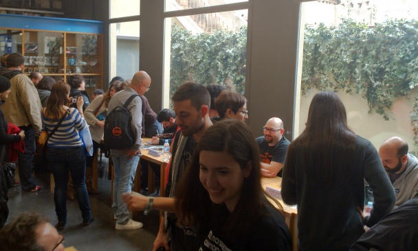 Inauguración de la nueva Gigamesh 2 Firmas de autores durante la Gigacon, inauguración de la nueva Gigamesh