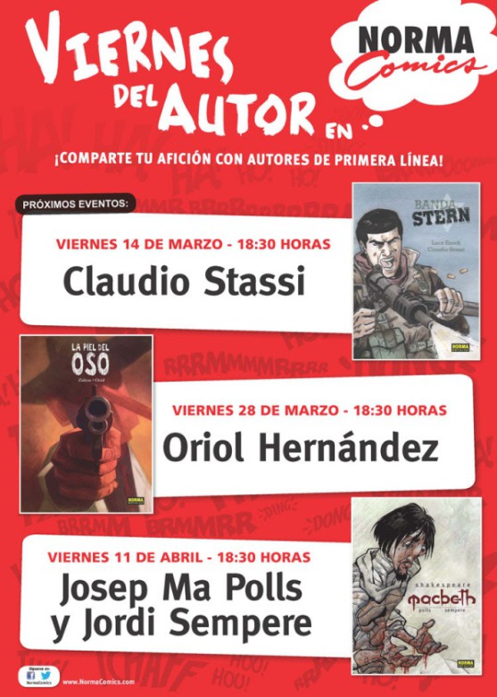 El Viernes del autor 2 Horarios del evento