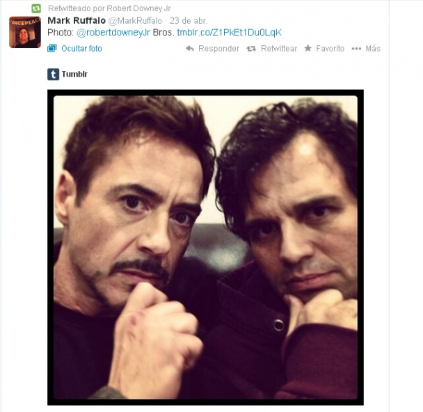 Avengers-2-Ruffalo-con-RDJ