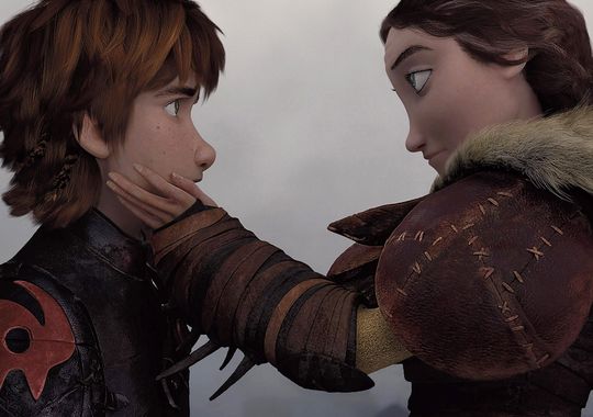 Hiccup y Valka