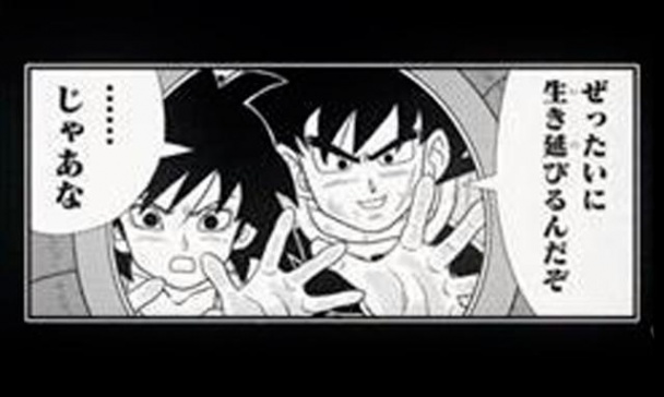 Gine y Bardock se despiden