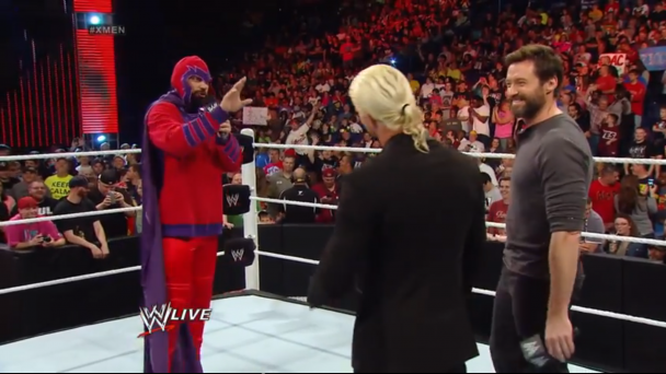 Hugh Jackman en WWE RAW