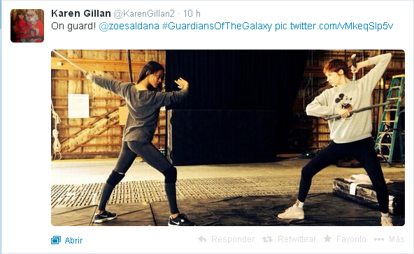 Karen Gillian tweet GOTG