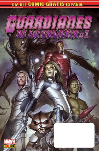 Portada guardianes de la galaxia día del cómic gratis