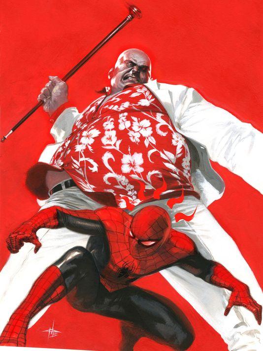 Las caras de Kingpin 5 Spiderman y Kingpin
