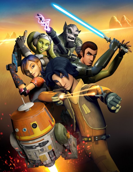 Nuevas imágenes y anuncio del próximo tráiler de 'Star Wars Rebels' 3 Star Wars Rebels poster