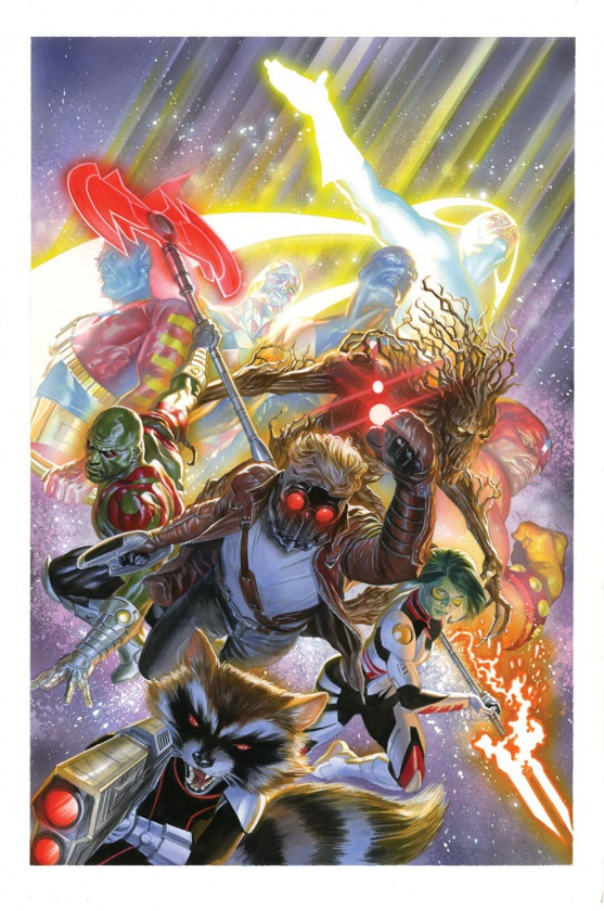 Portada alternativa Guardianes de la Galaxia #18 Alex Ross