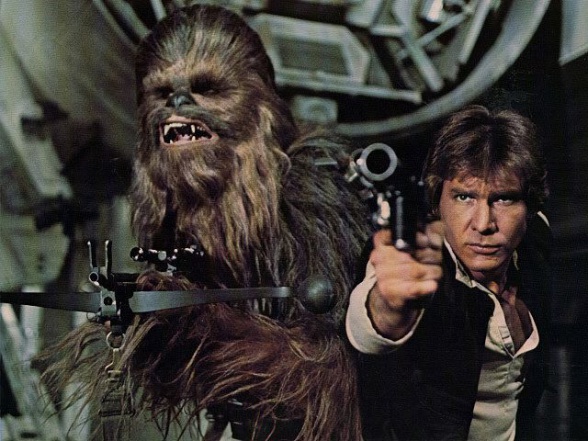 chewbacca han solo star wars