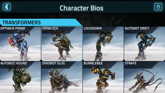 La app de la semana: Transformers La Era de la Extinción 7 imagen biografía transformers