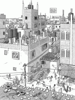 'Notas al pie de Gaza', de Joe Sacco