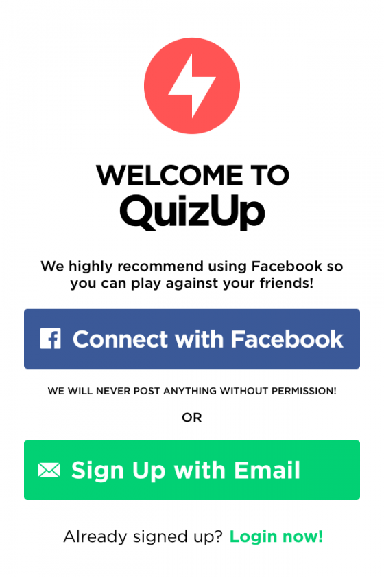 La app de la semana: QuizUp 3 registro quizup