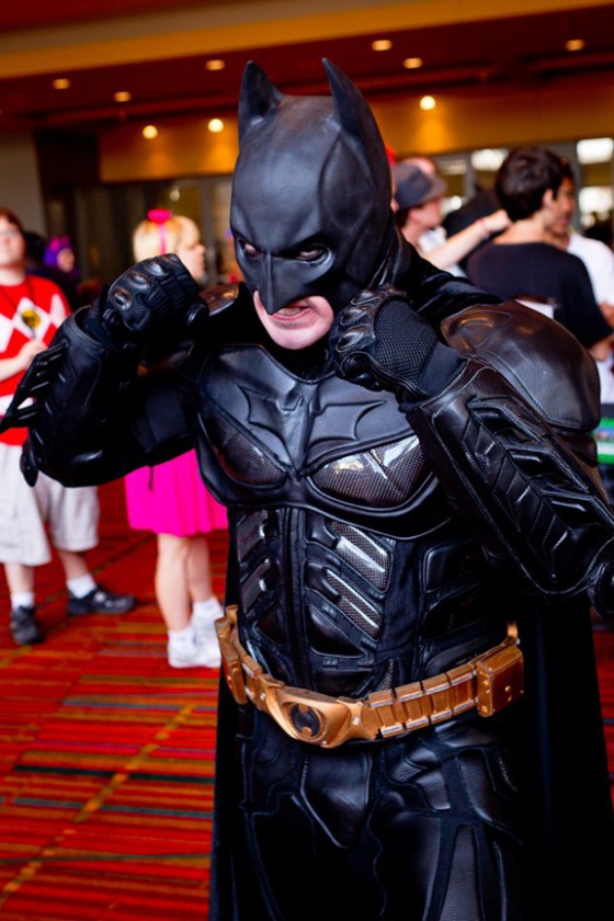 Batman cosplayer rage