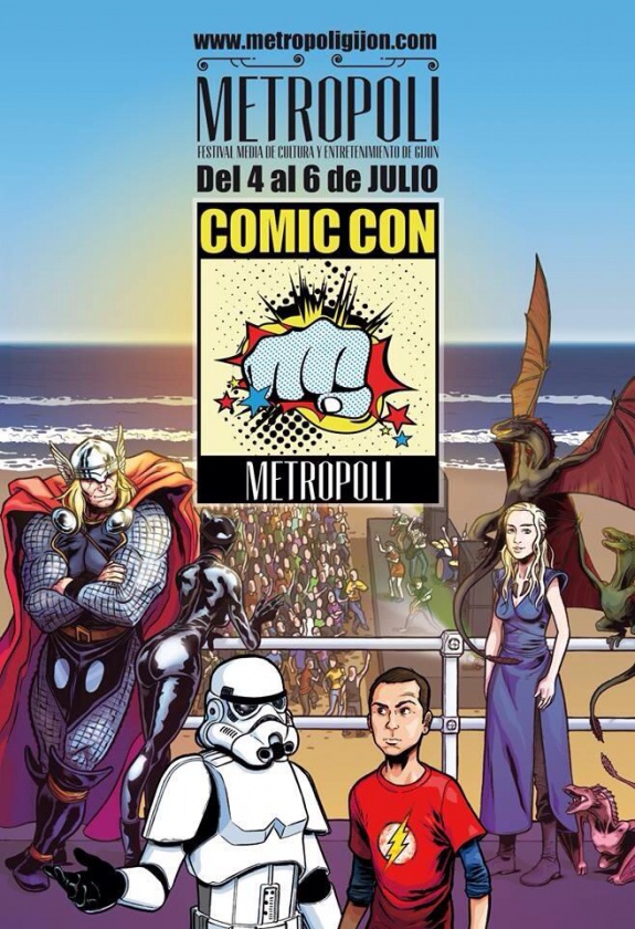 Metrópoli Comic Con Cartel