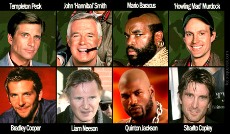 El Videoclub: El Equipo A (2010) 2 Personajes-equipo-a