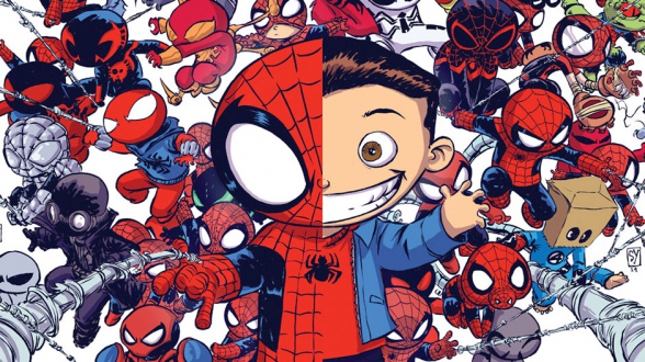 Resultados sobre la encuesta del próximo Spiderman 1 Skottie Young dibuja el Spiderverso