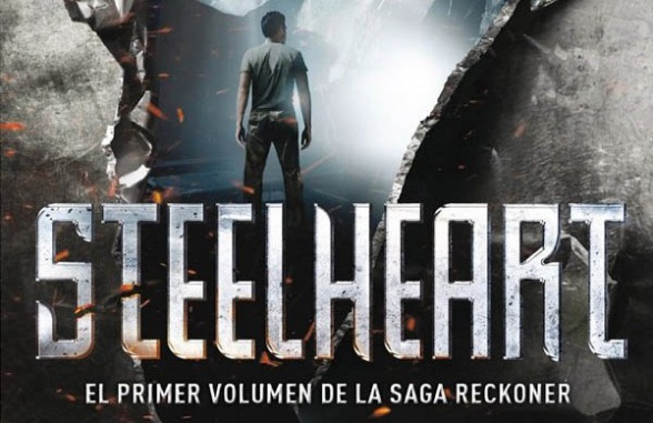 Portada de Steelheart, primera novela de la trilogía Reckoners de Brandon Sanderson, editada por NOVA de Ediciones B