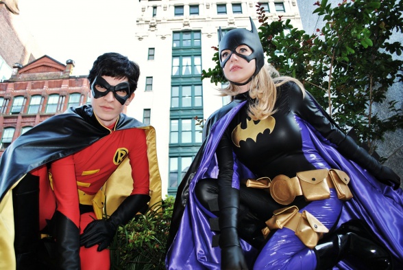 Cosplay Robin y Batgirl