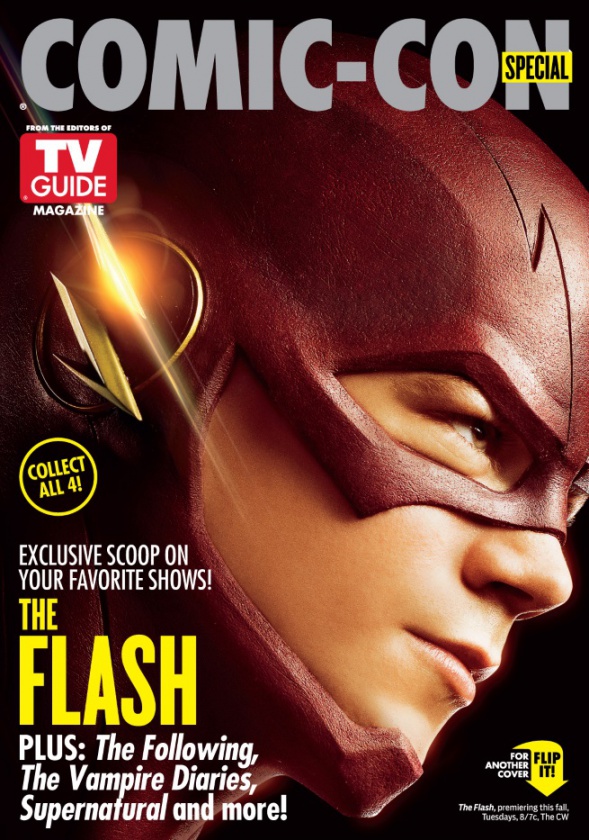 TV-Guide revela las portadas de 'Arrow', 'The Flash', 'Batman' y más para la Comic-Con 1 Grant Gustin - The Flash
