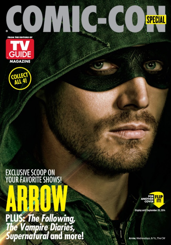 TV-Guide revela las portadas de 'Arrow', 'The Flash', 'Batman' y más para la Comic-Con 2 Stephen Amell - Arrow