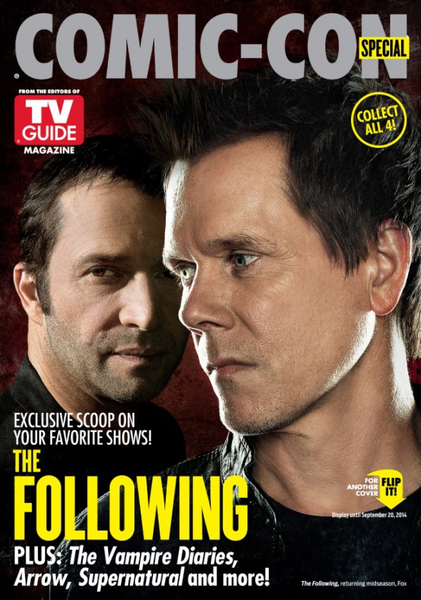 TV-Guide revela las portadas de 'Arrow', 'The Flash', 'Batman' y más para la Comic-Con 8 The Following