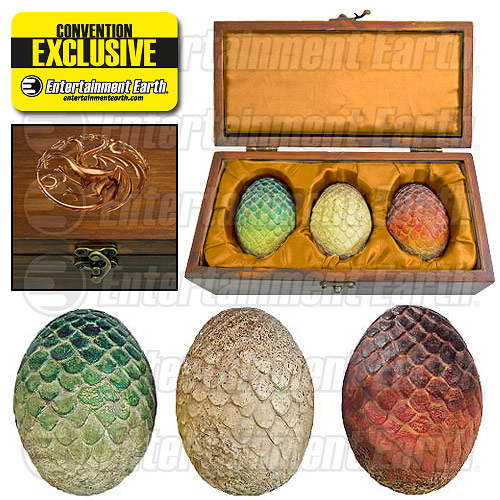 huevos replica juego de tronos targaryen entertainment earth