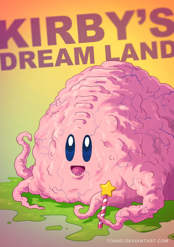 Reimagina los personajes de videojuegos 6 kirby
