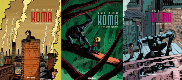 koma integral dibbuks pierre wazem frederik peeters portadas 1 2 3