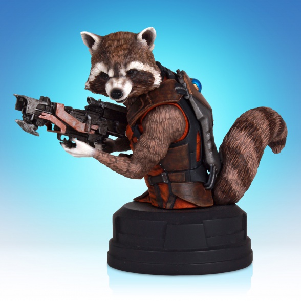 mapache cohete exclusiva figura comic con