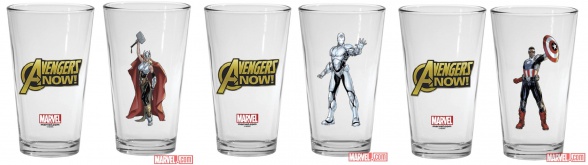 vasos avengers now comic con 2014