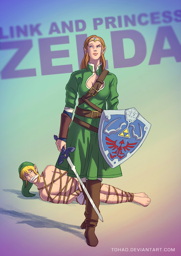 Reimagina los personajes de videojuegos 2 zelda