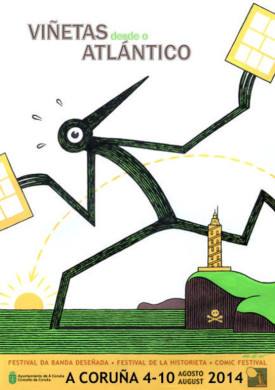 Viñetas desde o Atlántico 2014 2 Cartel Vinyetas Atlantico 14