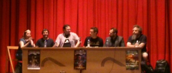 Patrick Rothfuss, Joe Abercrombie y Brandon Sanderson en Celsius 232