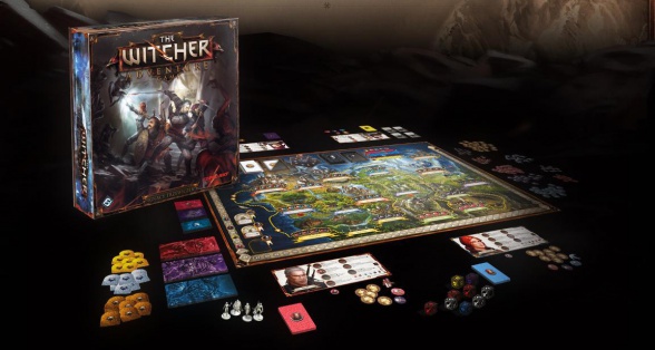 The Witcher Adventure Game gen con 2014 juego de mesa tablero y caja