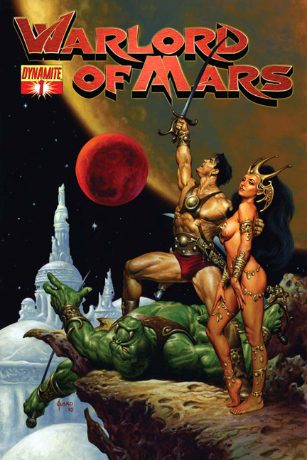 Portada de la anterior colección de Warlord of Mars por Jusko