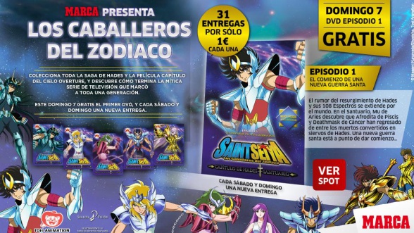 Saint Seiya Marca