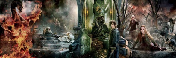 El Hobbit la Batalla de los 5 ejércitos Banner principal