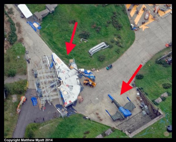 El Halcón Milenario y un X-Wing en el set de 'Star Wars: Episodio VII' 1 Halcón Milenario Set