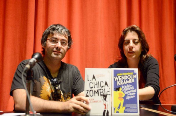 Laura Fernández y Jorge Iván Argiz durante el pasado Celsius 232 (foto de la organización)