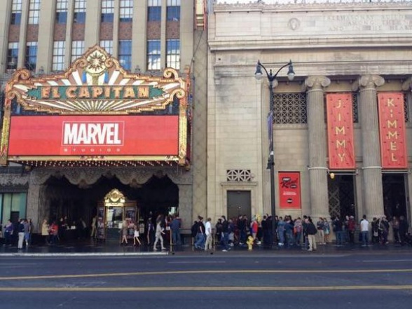 Marvel Event - Exterior cine El Capitan