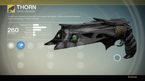 Réplica del arma Thorn del videojuego 'Destiny' 1 Réplica del arma Thorn del videojuego 'Destiny'